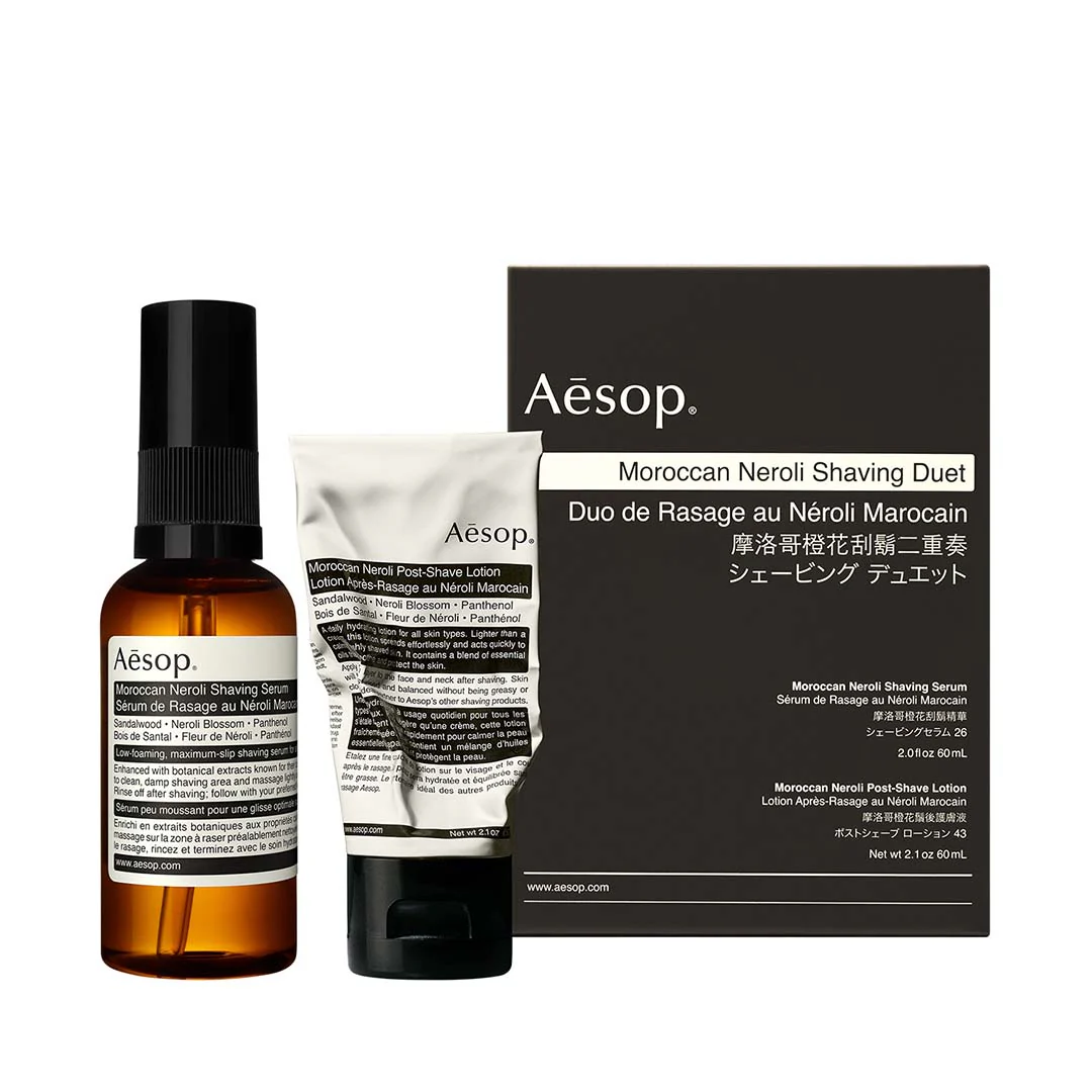 Moroccan Neroli Shaving Duet